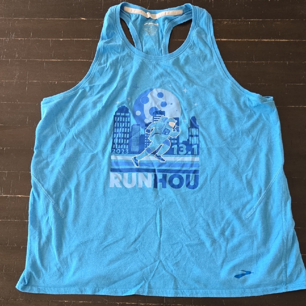 Brooks Run Houston Racerback Tank